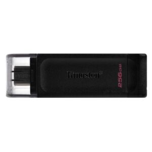 Unidad Flash Usb 3.2 Datatraveler 70 Dt70/256 Gb De Kingston De 256 Gb, Color Negro