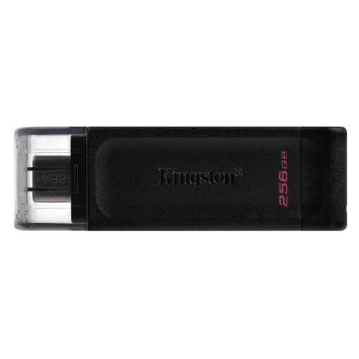 Unidad Flash Usb 3.2 Datatraveler 70 Dt70/256 Gb De Kingston De 256 Gb, Color Negro