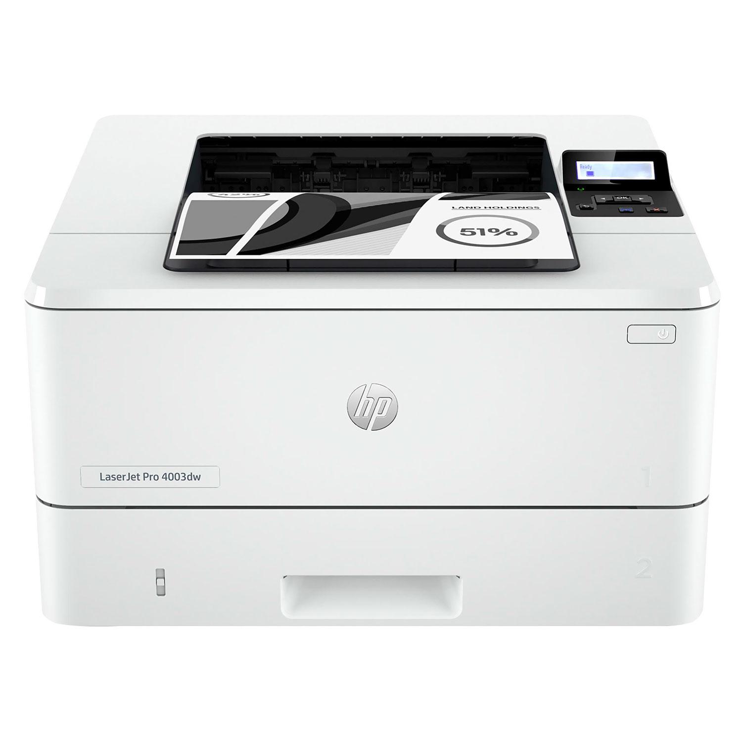 Impresora Monocromática Hp Laserjet Pro 4003dw Wi-fi 220v - Blanca