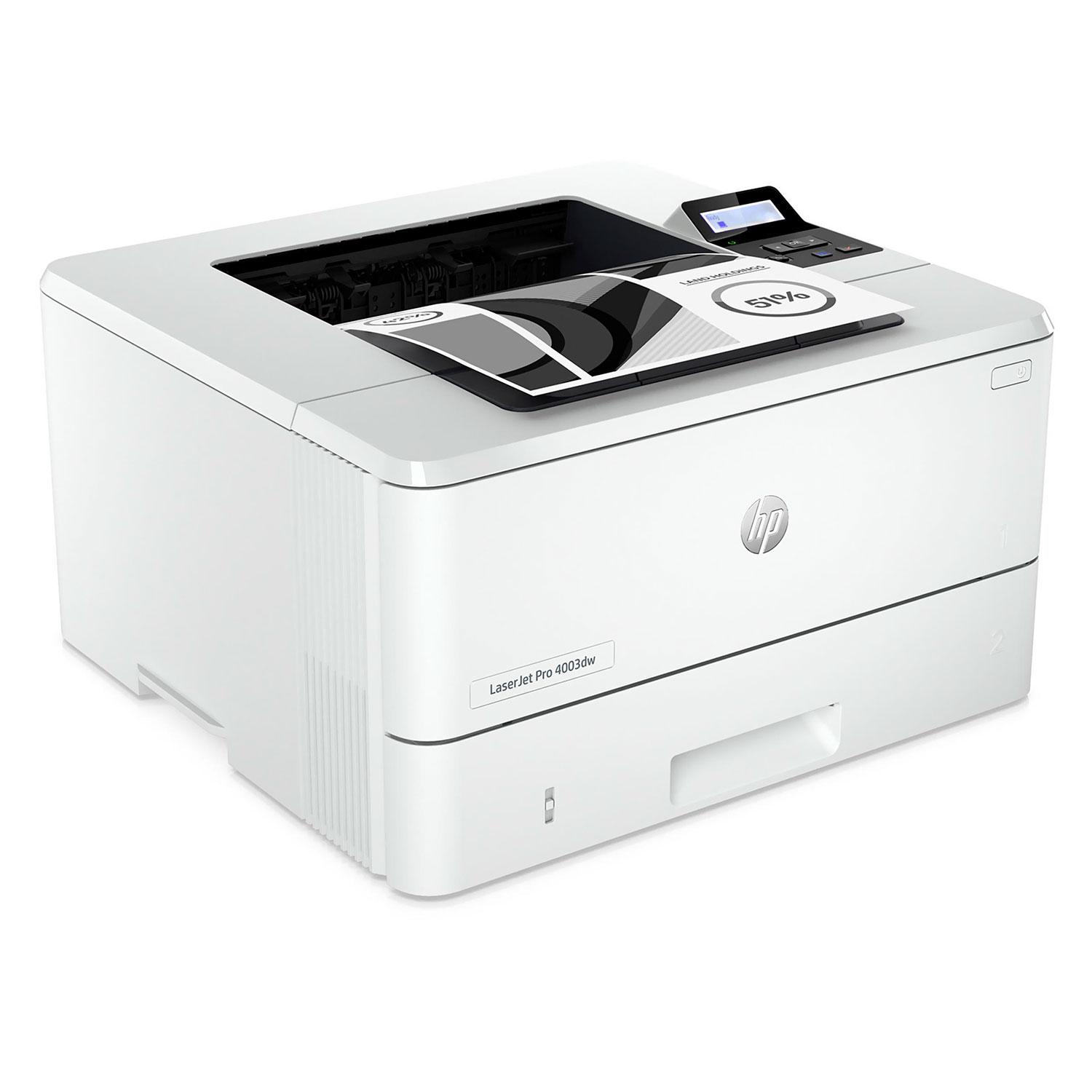Impresora Monocromática Hp Laserjet Pro 4003dw Wi-fi 220v - Blanca - Imagen 3