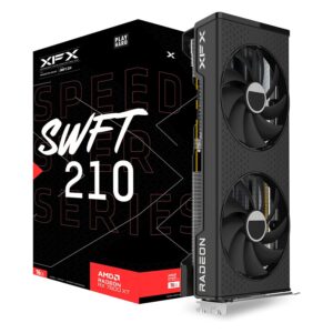Tarjeta De Video Amd Radeon Rx 7600 Xt 16 Gb Gddr6 Xfx Speedster Swft 210 - Rx-76tswftfp