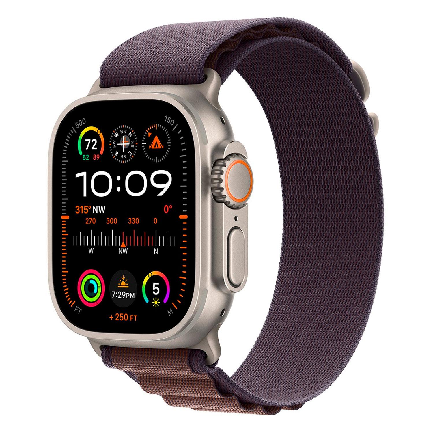 Apple Watch Ultra 2 Mret3lw/a Celular + Gps Caja De Titán 49 Mm - Correa De Bucle Índigo Alpino