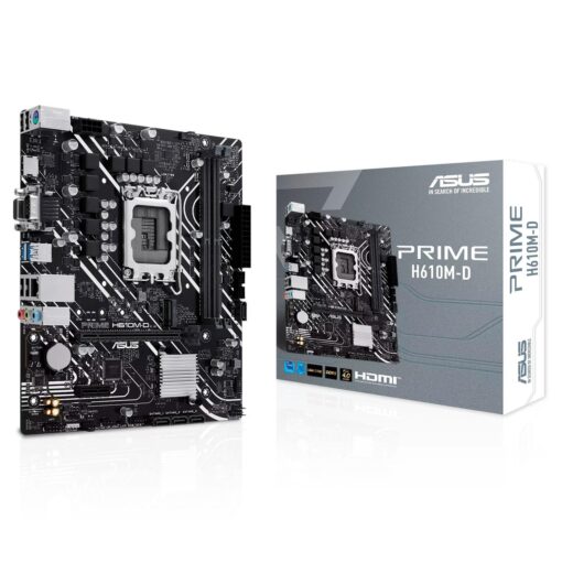 Placa Madre Asus Prime H610m-d Zócalo Ddr5 Chipset Intel Lga 1700 Intel H610 Micro Atx