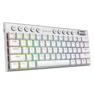 Teclado Para Juegos Con Cable Redragon K632w-rgb Horus Mini - Blanco - Imagen 3