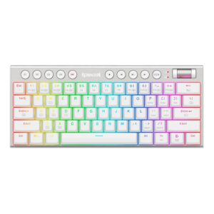 Teclado Para Juegos Con Cable Redragon Horus Mini Pro Con Interruptores Rgb, Diseño Rojo, 60 % De Resolución