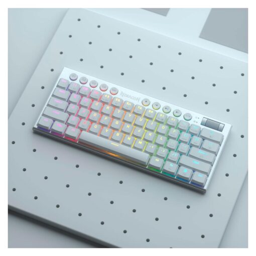 Alternative view of Teclado Para Juegos Con Cable Redragon Horus Mini Pro Con Interruptores Rgb, Diseño Rojo, 60 % De Resolución
