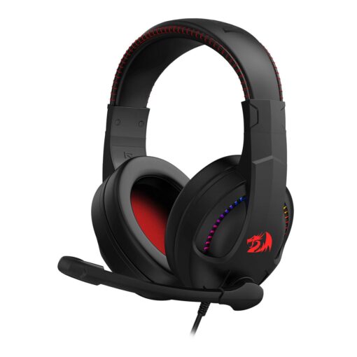 Auriculares Para Juegos Redragon Cronus H211 Rgb P2 De 3,5 Mm, Color Negro