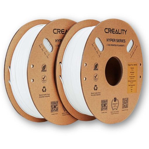 Filamento Creality Hyper-pla 2 Kg 1,75 Mm Para Impresora 3d - Blanco