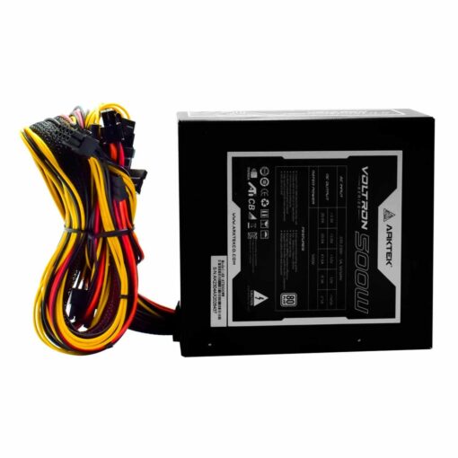 Alternative view of Fuente Arktek Voltron Ak-atx500w Atx 500w 220v - Negro
