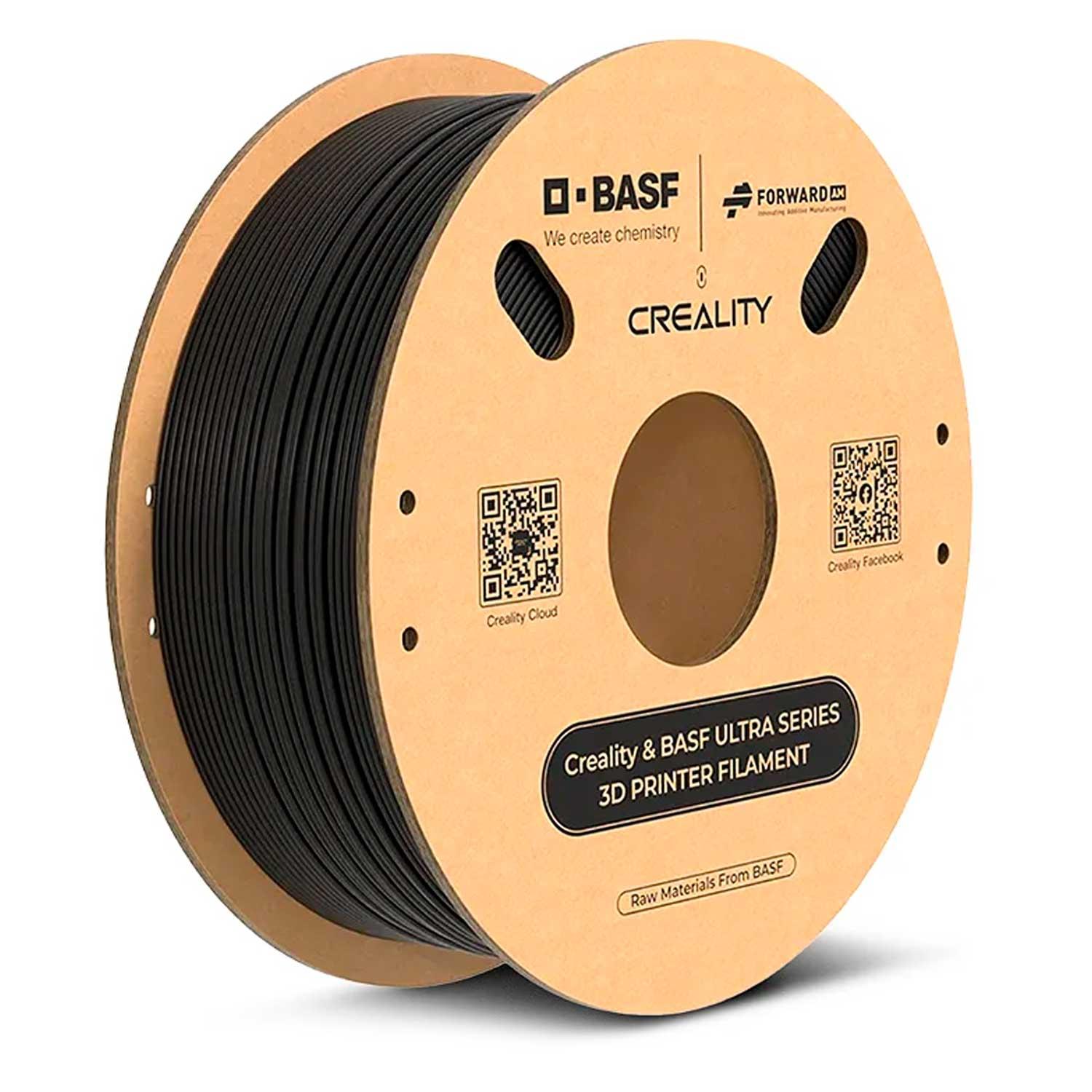 Filamento Creality Ultra-pla Basf 1 Kg 1,75 Mm Para Impresora 3d - Negro