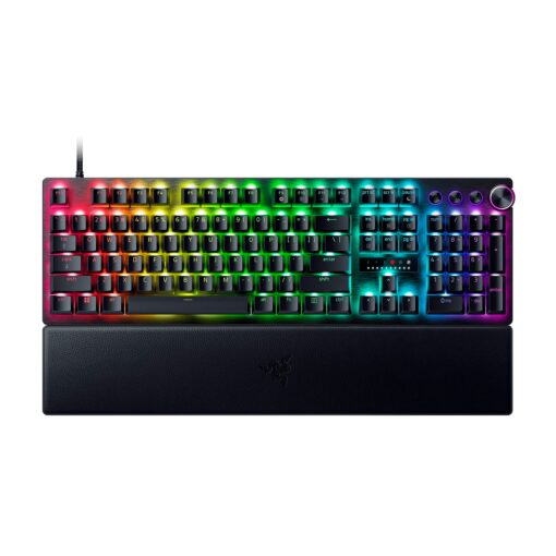Teclado Gamer Razer Huntsman V3 Pro Rgb Óptico Inglés Con Fio - Negro Rz03-04970200-r3u1 (us)