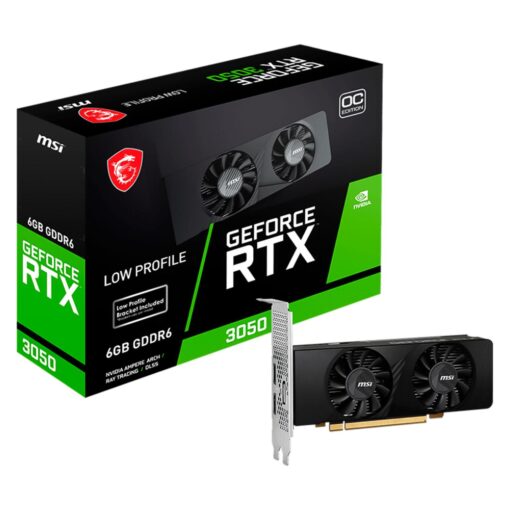 Tarjeta De Video Msi Lp Oc Nvidia Geforce Rtx-3050 6 Gb Gddr6 - 912-v812-023