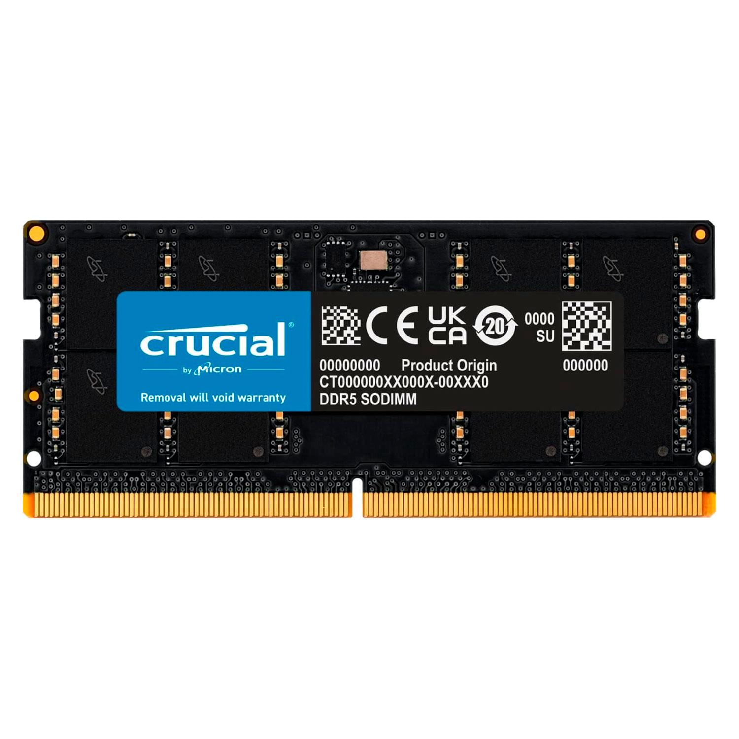 Memoria Ram Crucial Ddr5 De 16 Gb Y 5600 Mhz Para Portátiles: Ct16g56c46s5