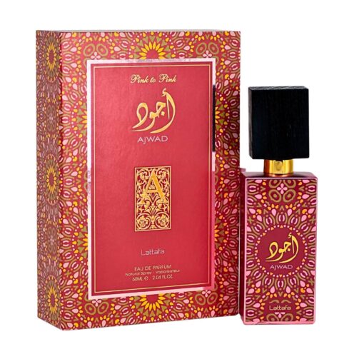 Lattafa Ajwad Rosa To Rosa Eau De Parfum Para Mujer 60 Ml