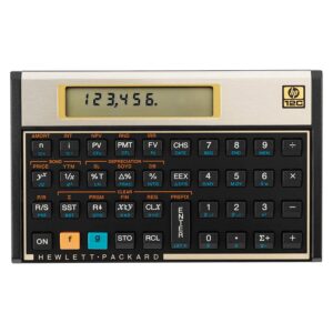 Calculadora Financiera Hp-12c Lcd En Portugués - Oro (china)