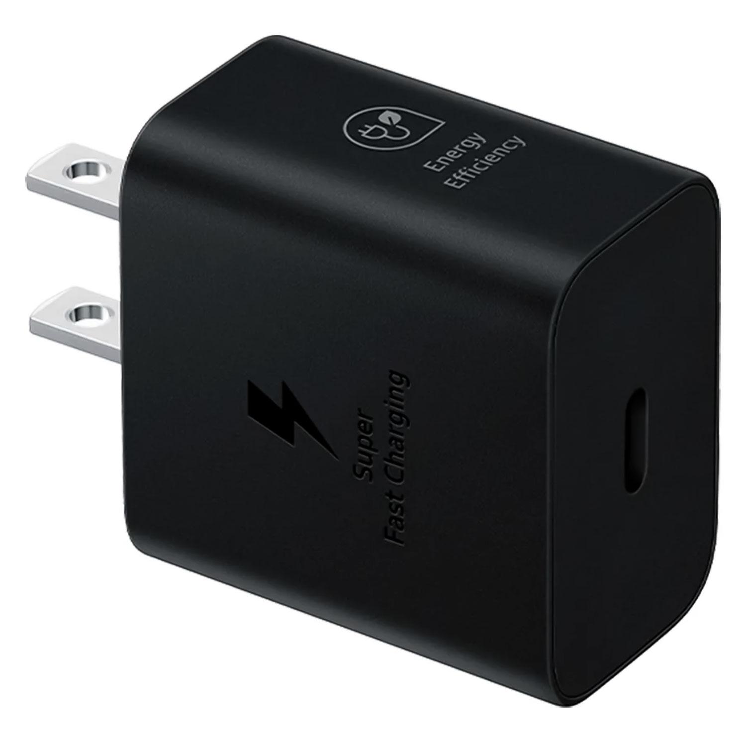 Cargador Usb-c Samsung Ep-t2510nbtgtw De 25 W, Color Negro