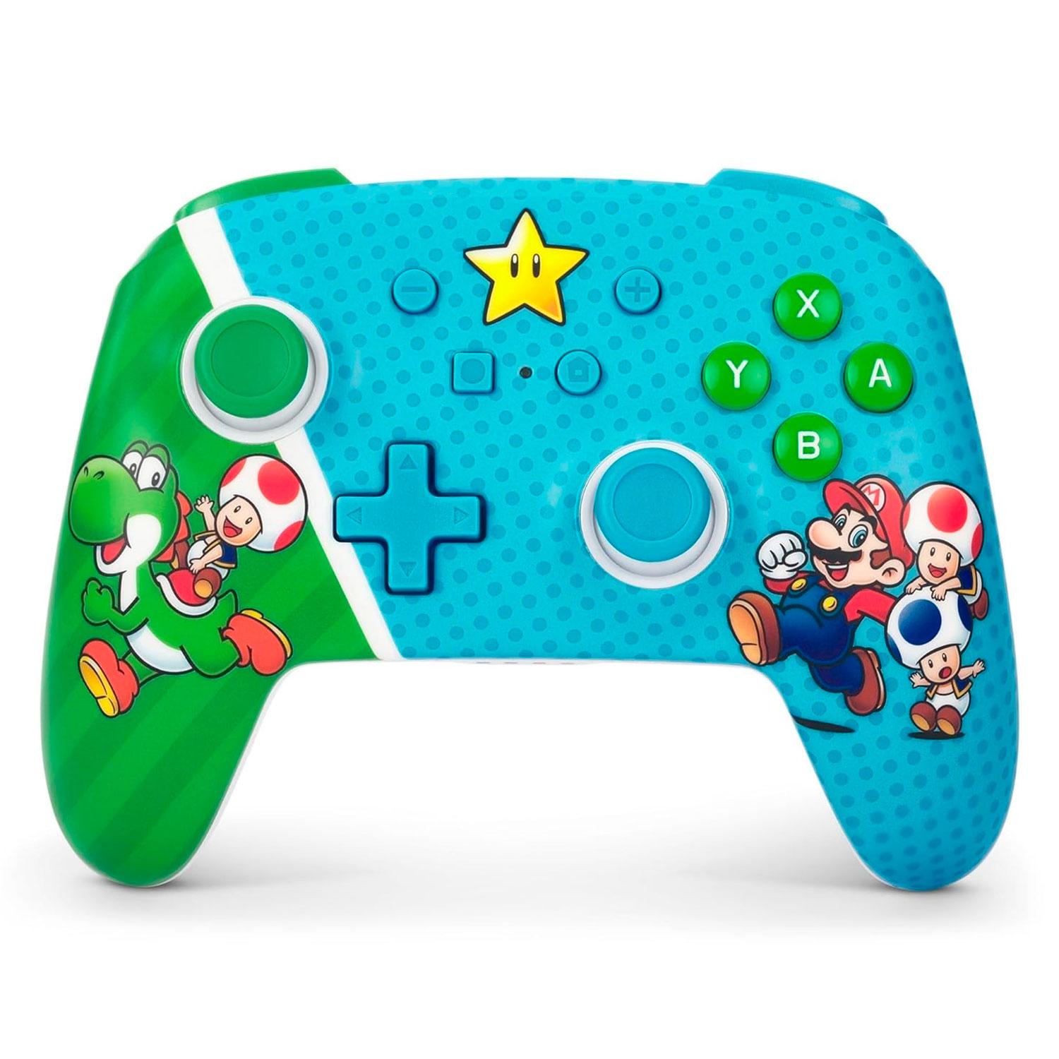 Controlador Inalámbrico Super Star Friends Mejorado De Powera Para Nintendo Switch Pwa-a-08611