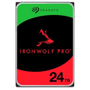 Disco Duro Seagate Ironwolf Pro De 24 Tb, 3,5" Sata 3, 7200 Rpm, 512 Mb - St24000nt002