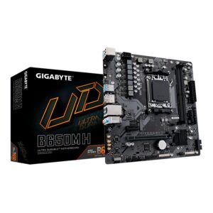Placa Madre Gigabyte B650m H Con Zócalo Am5, Chipset Amd B650, Ddr5, Micro Atx