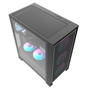 Caja De Malla Aigo Darkflash Drx70 - Negra (4 Ventiladores Argb) - Imagen 5