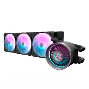 Water Cooler Para Cpu Aigo Darkflash Nebula Dn 360 Argb, Color Negro