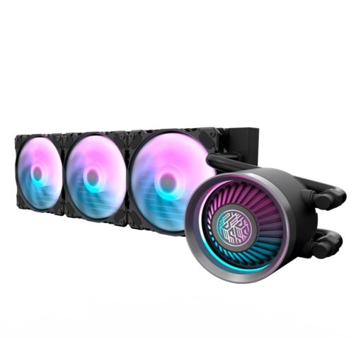 Water Cooler Para Cpu Aigo Darkflash Nebula Dn 360 Argb, Color Negro
