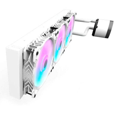 Alternative view of Water Cooler Para Procesador Aigo Darkflash Nebula Dn 360 Argb, Color Blanco