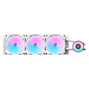 Water Cooler Para Procesador Aigo Darkflash Nebula Dn 360 Argb, Color Blanco - Imagen 3