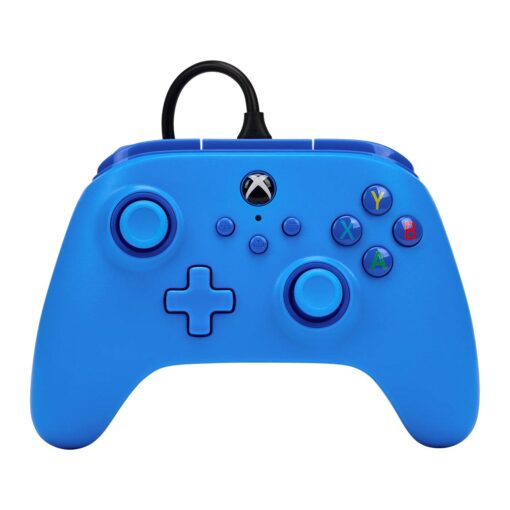 Control Con Cable Powera Para Xbox One Pwa-a-02543 - Azul