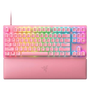 Teclado Para Juegos Rgb Razer Huntsman V2 Rz03-03942100-r3u1 Con Interruptor Rojo Y Rosa