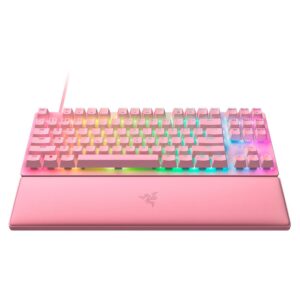 Teclado Para Juegos Rgb Razer Huntsman V2 Rz03-03942100-r3u1 Con Interruptor Rojo Y Rosa - Imagen 2