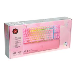 Teclado Para Juegos Rgb Razer Huntsman V2 Rz03-03942100-r3u1 Con Interruptor Rojo Y Rosa - Imagen 4