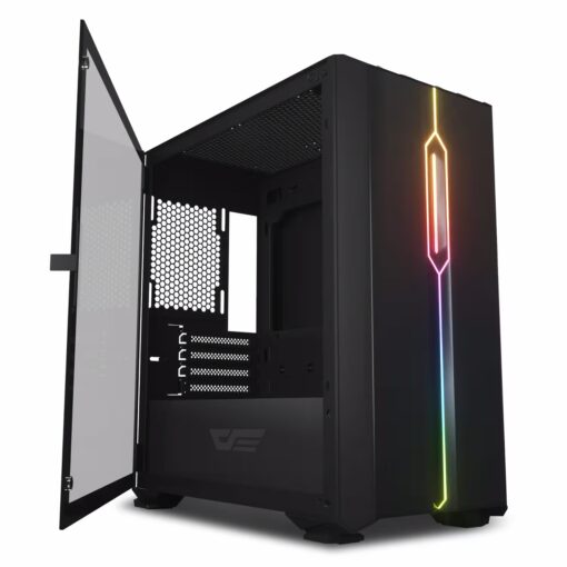 Gabinete Gamer Darkflash Dlm23 Mid Tower - Negro (caja Dañada)