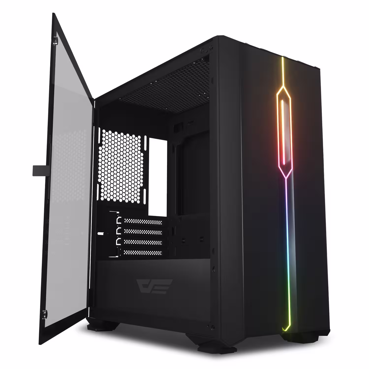 Gabinete Gamer Darkflash Dlm23 Mid Tower - Negro (caja Dañada)