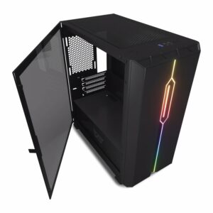 Gabinete Gamer Darkflash Dlm23 Mid Tower - Negro (caja Dañada) - Imagen 3
