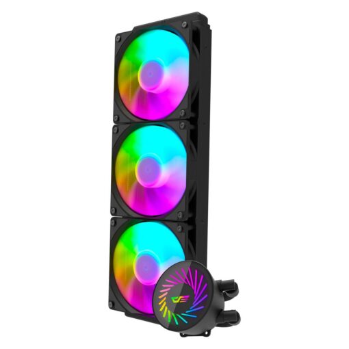 Alternative view of Water Cooler Con Procesador Argb Aigo Darkflash Radiant Dc360 - Negro