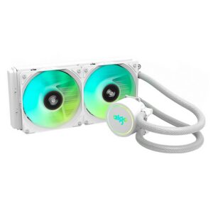 Water Cooler Para Procesadores Aigo Ac 240 Rgb, Color Blanco