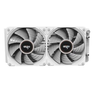 Water Cooler Para Procesadores Aigo Ac 240 Rgb, Color Blanco - Imagen 2