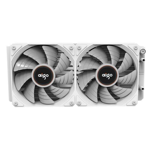Alternative view of Water Cooler Para Procesadores Aigo Ac 240 Rgb, Color Blanco