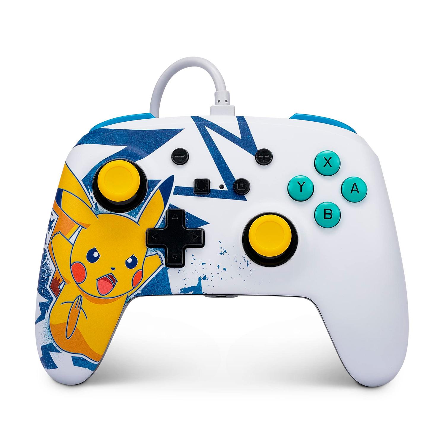 Alternative view of Controlador De Alto Voltaje Con Cable Mejorado Powera Pikachu Para Nintendo Switch + Estuche - Pwa-a-03101
