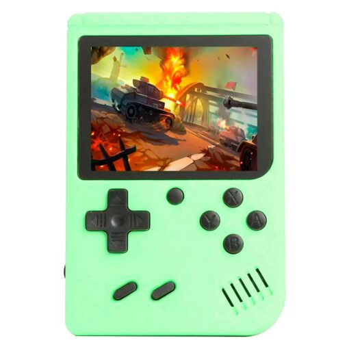 Consola Portátil Game Boy Game Box Plus Con 500 Juegos, Color Verde