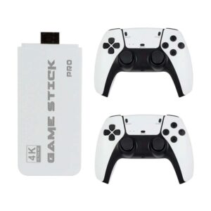 Consola Game Stick Pro Ps5 4k Uhd +1000 Juegos 2 Controladores Inalámbricos - Blanco (sin Garantía)