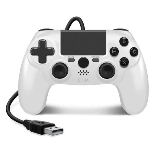 Control Usb Cirka Nuforce Ps4 - Blanco