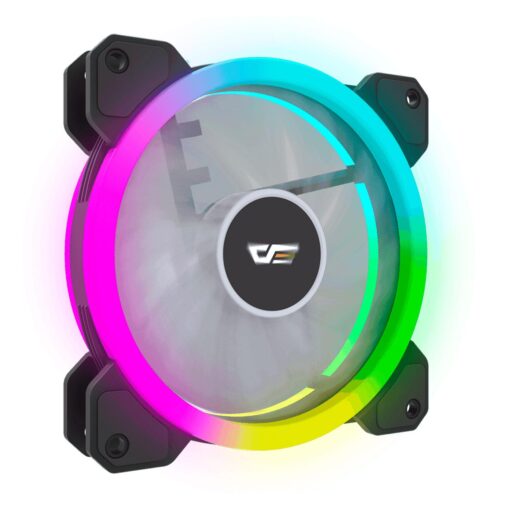 Fan Para Caja 3 En 1 Aigo Darkflash Dr12 Argb, Color Negro