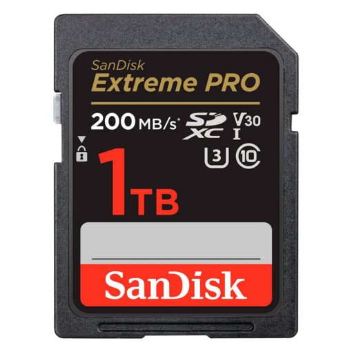 Tarjeta De Memoria Sd Sandisk Extreme Pro De 1 Tb Y 200 Mb/s: Sdsdxxd-1t00-gn4in