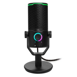 Micrófono De Condensador De Estudio Jbl Quantum Stream, Color Negro