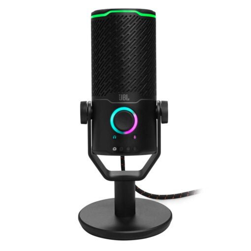 Micrófono De Condensador De Estudio Jbl Quantum Stream, Color Negro