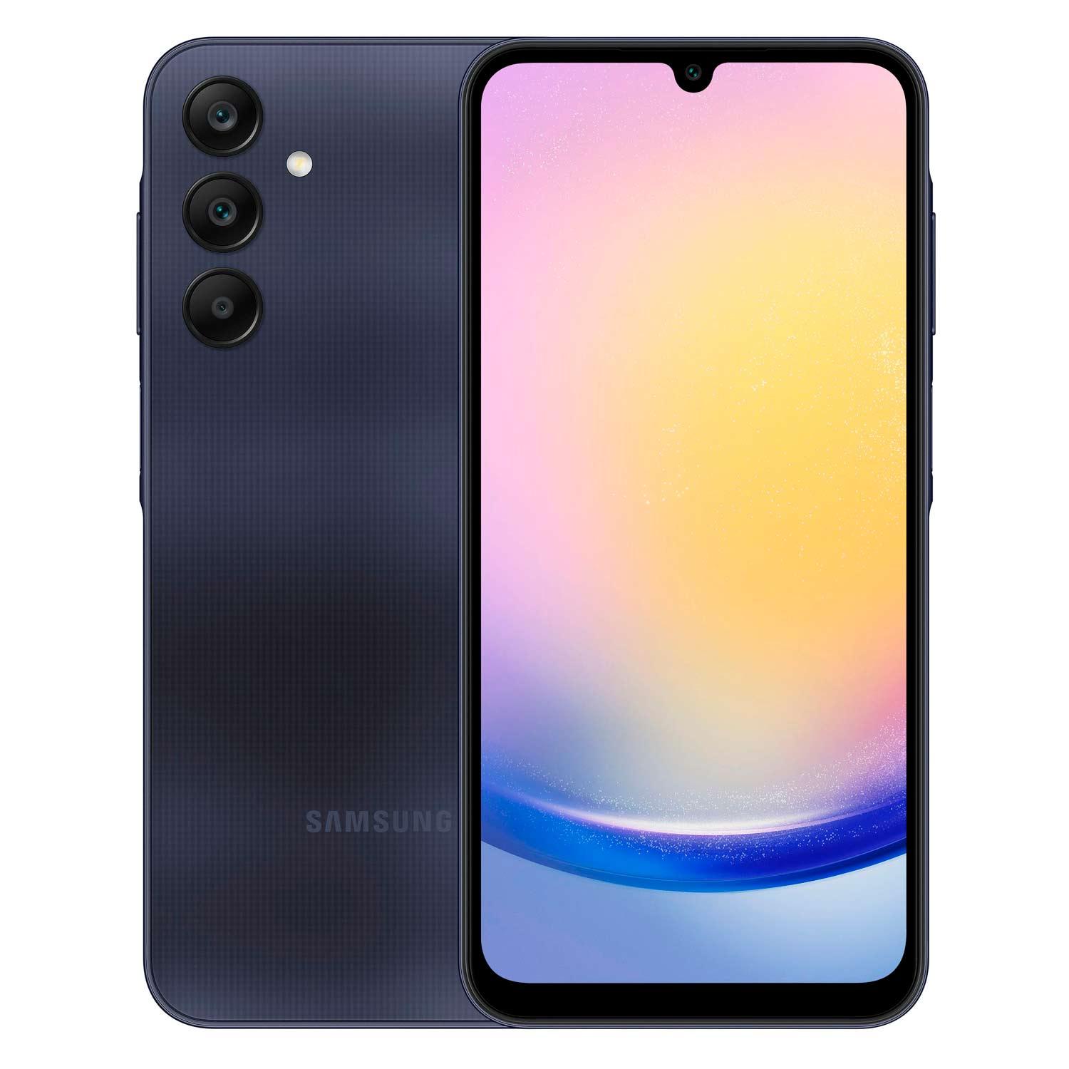 Smartphone Samsung Galaxy A25 5g Sm-a256e Con Pantalla De 6,5" Y 128 Gb De Ram Y 6 Gb De Ram, Color Azul (funda Delgada)