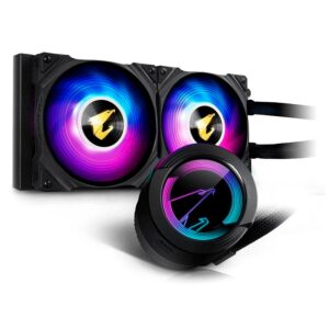 Water Cooler Con Procesador Gigabyte Aorus Waterforce X 280 Rgb, Color Negro