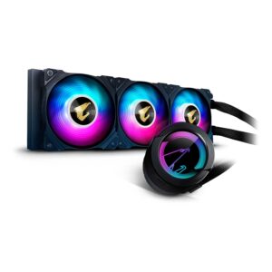 Disipador De Agua Para Cpu Gigabyte Aorus Waterforce X 360 Rgb, Color Negro
